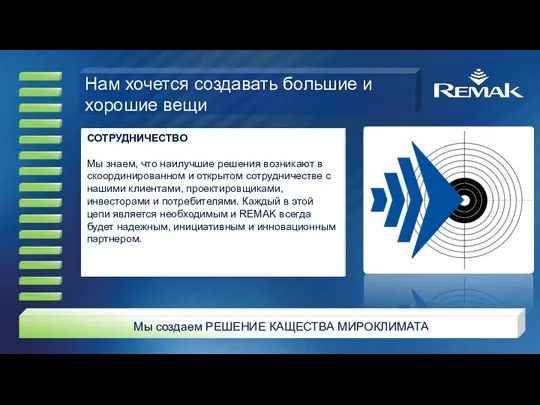 СОТРУДНИЧЕСТВО Мы знаем, что наилучшие решения возникают в скоординированном и