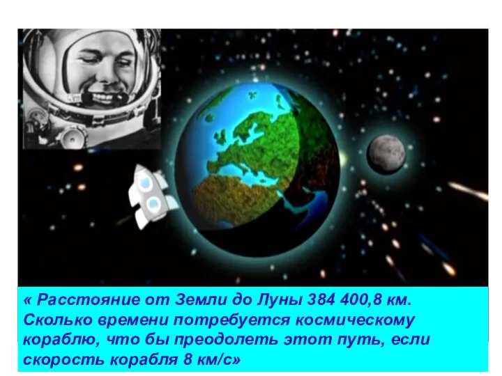 « Расстояние от Земли до Луны 384 400,8 км. Сколько