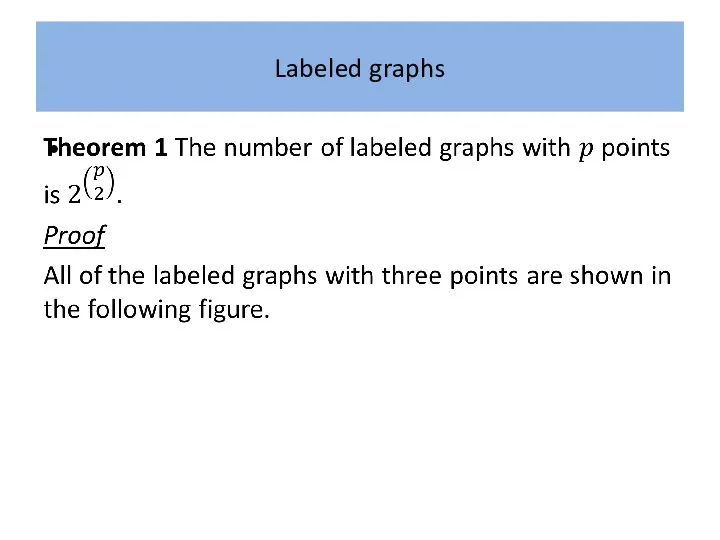 Labeled graphs