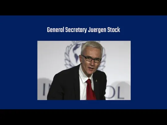 General Secretary Juergen Stock