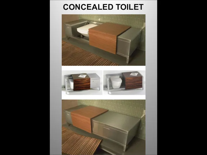 CONCEALED TOILET