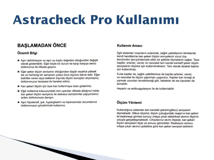 Astracheck Pro Kullanımı