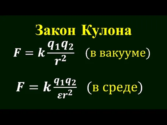 Закон Кулона