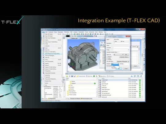 Integration Example (T-FLEX CAD)