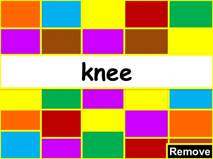 Remove knee