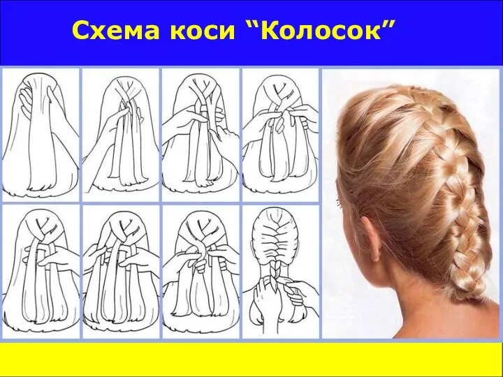 Схема коси “Колосок”