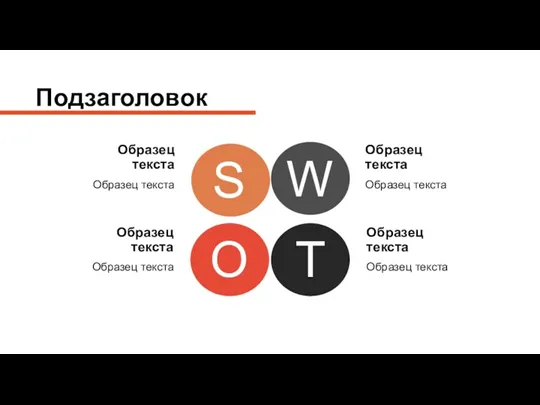 S O W T Образец текста Образец текста Образец текста Образец текста Образец