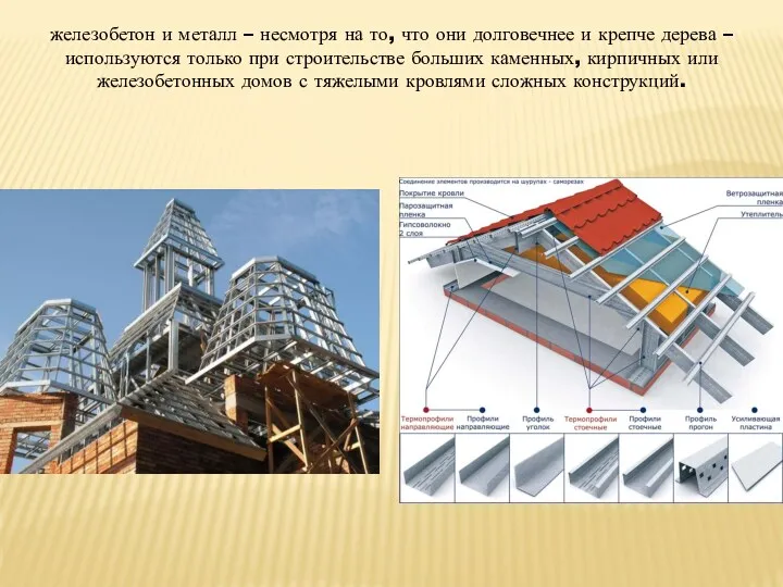 железобетон и металл – несмотря на то, что они долговечнее