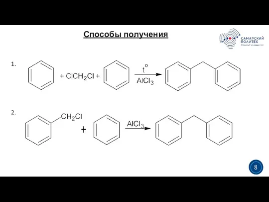 Способы получения 3 5 1. 2. 3 8