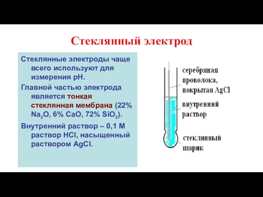 Стеклянный электрод