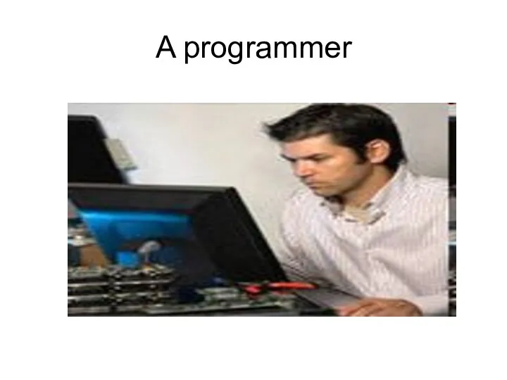 A programmer