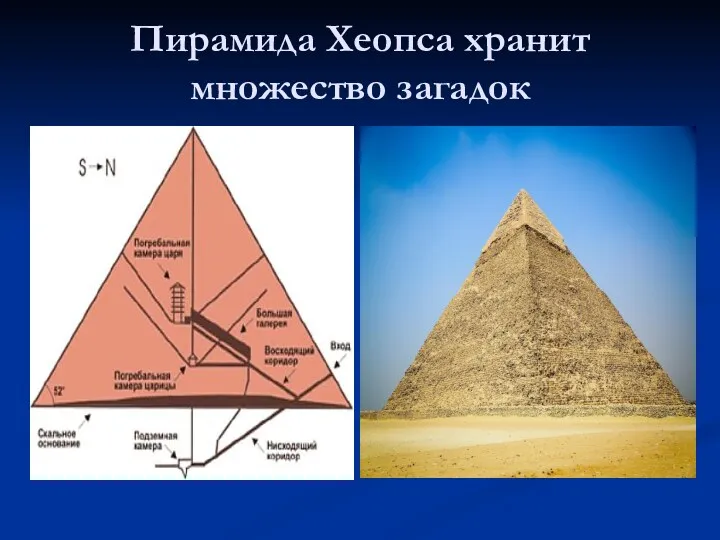 Пирамида Хеопса хранит множество загадок