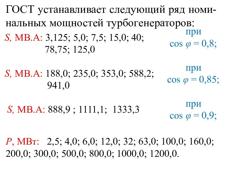 S, MB.А: 3,125; 5,0; 7,5; 15,0; 40; 78,75; 125,0 S,