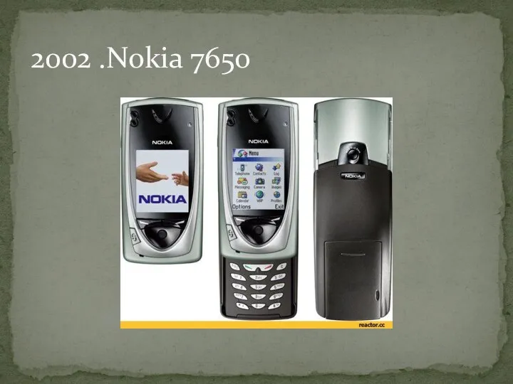 2002 .Nokia 7650