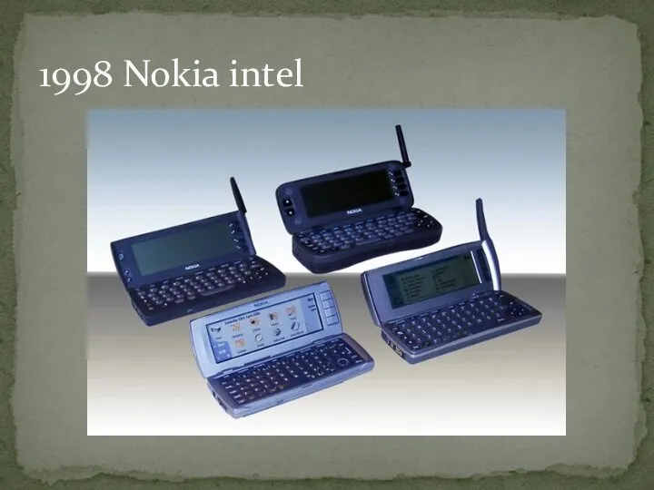 1998 Nokia intel