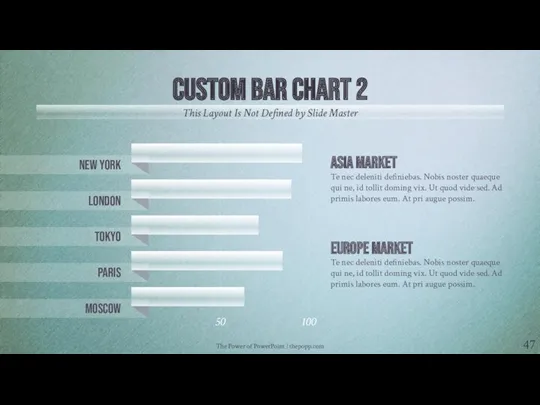 The Power of PowerPoint | thepopp.com CUSTOM BAR CHART 2 This Layout Is