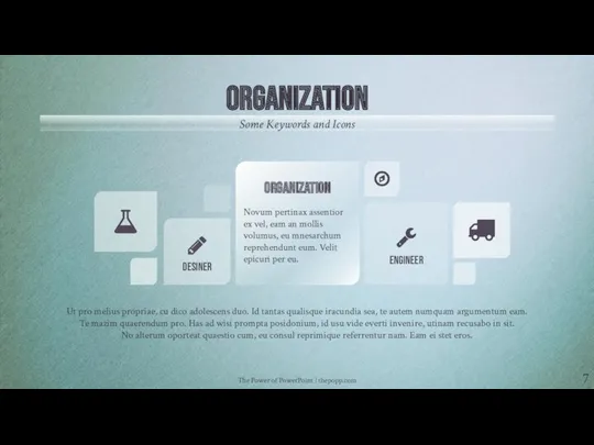 The Power of PowerPoint | thepopp.com ORGANIZATION Some Keywords and