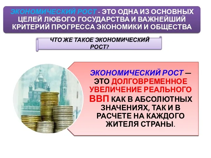 ЧТО ЖЕ ТАКОЕ ЭКОНОМИЧЕСКИЙ РОСТ?