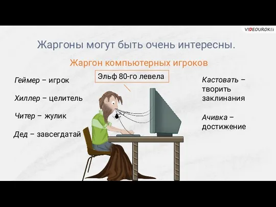 Жаргоны могут быть очень интересны. Жаргон компьютерных игроков Геймер –