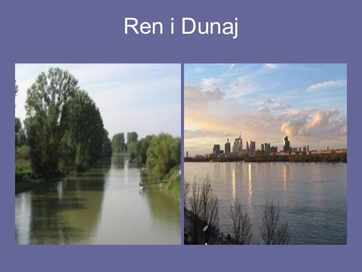 Ren i Dunaj