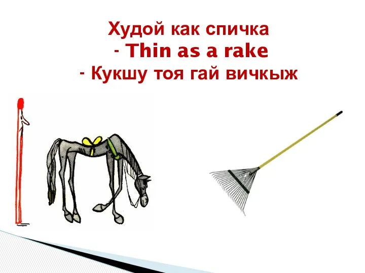 Худой как спичка - Thin as a rake - Кукшу тоя гай вичкыж