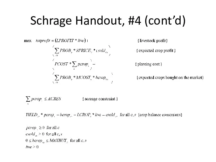 Schrage Handout, #4 (cont’d)