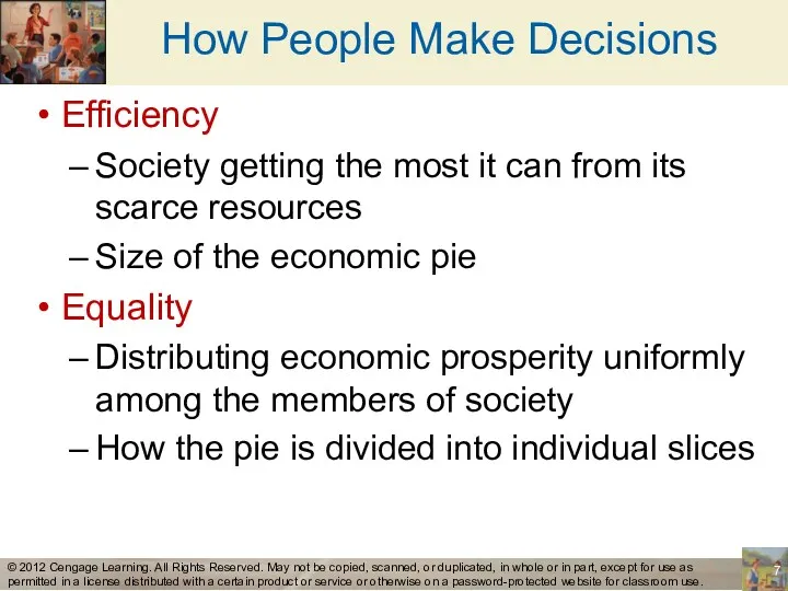How People Make Decisions Efficiency Society getting the most it
