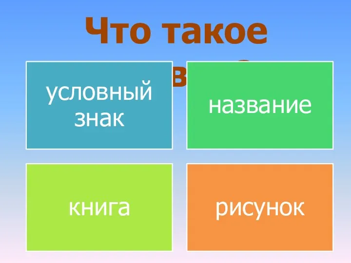 Что такое символ?