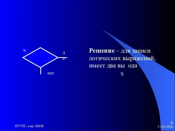 17.01.2018 ПГУПС, каф. ИнИБ