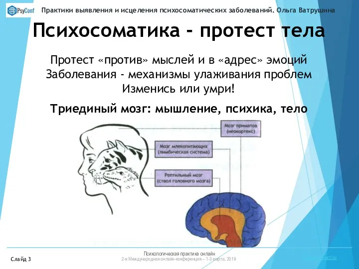 Психологическая практика онлайн 2-я Международная онлайн-конференция – 1-3 марта, 2019