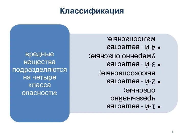 Классификация