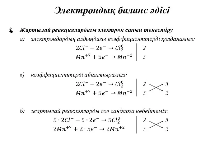 Электрондық баланс әдісі