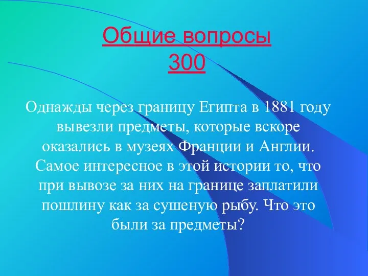 Общие вопросы 300 Однажды через границу Египта в 1881 году