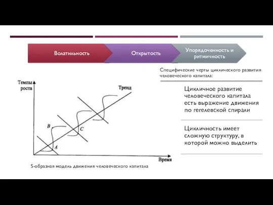 S-образная модель движения человеческого капитала