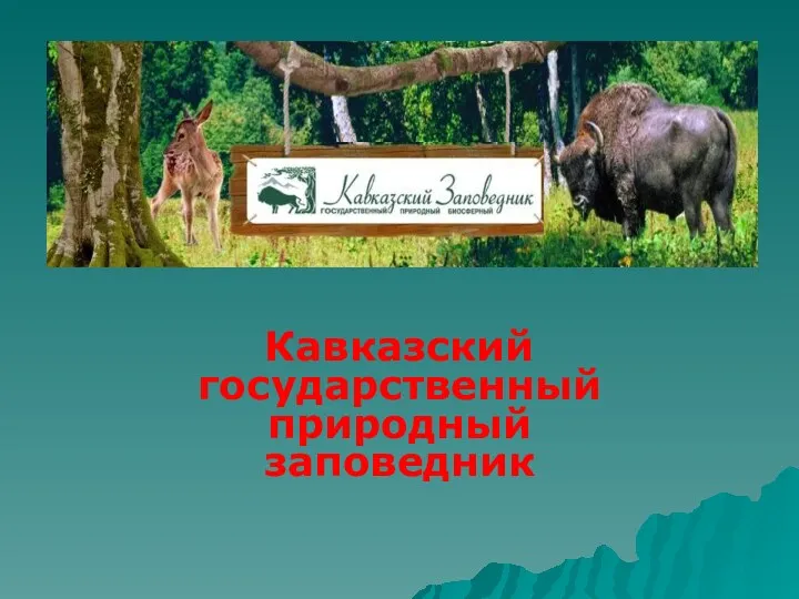 Кавказский государственный природный заповедник