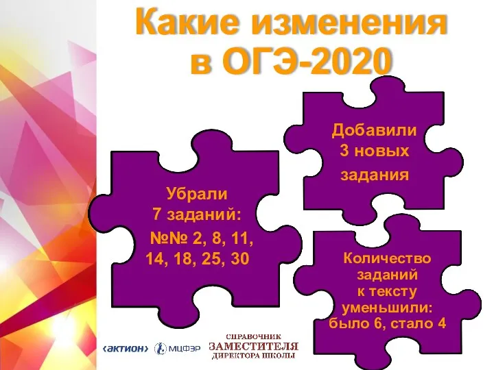 Какие изменения в ОГЭ-2020