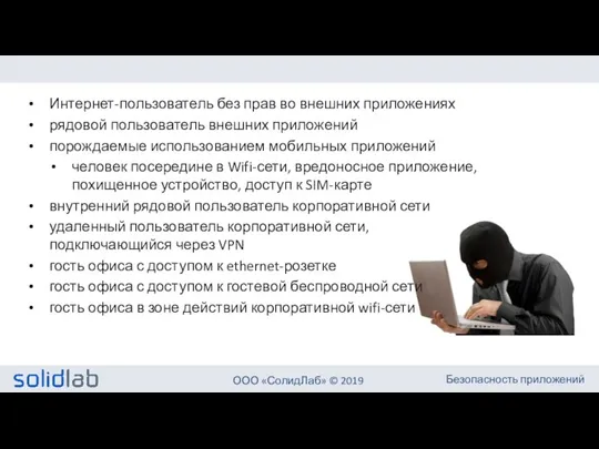 Интернет-пользователь без прав во внешних приложениях рядовой пользователь внешних приложений