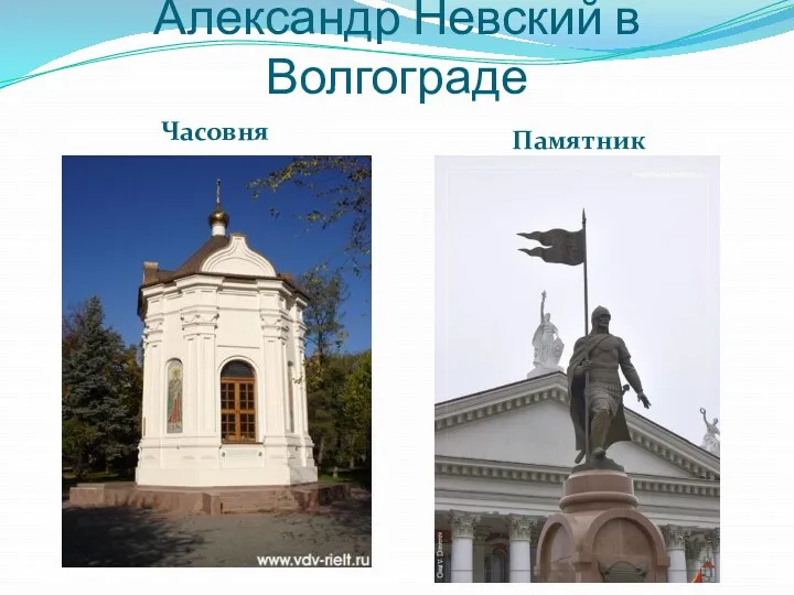 Александр Невский в Волгограде Часовня Памятник
