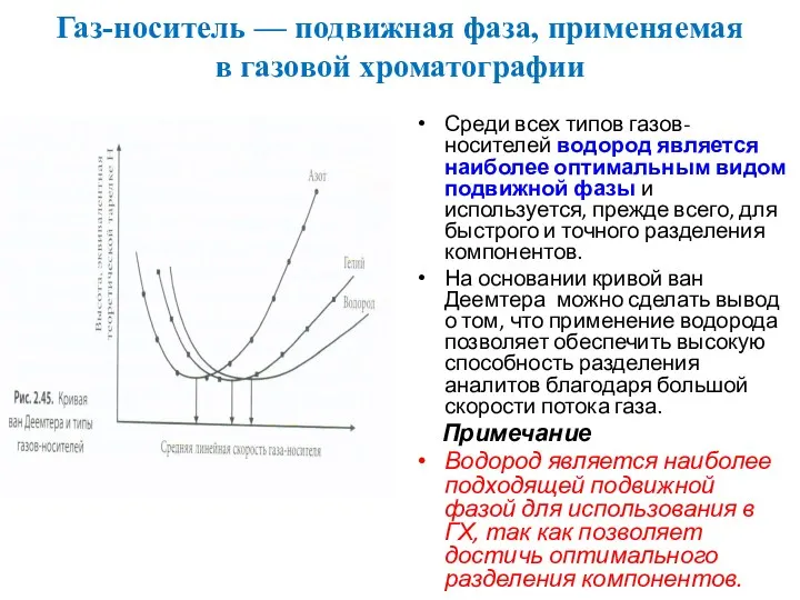 Газ-носитель — подвижная фаза, применяемая в газовой хроматографии Среди всех