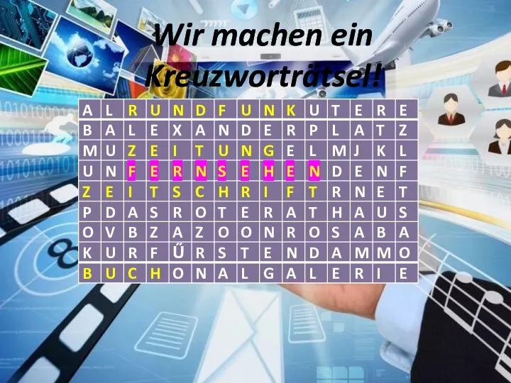 Wir machen ein Kreuzworträtsel!