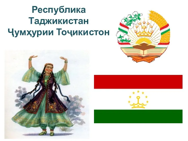 Республика Таджикистан Ҷумҳурии Тоҷикистон