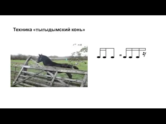 Техника «тыгыдымский конь»