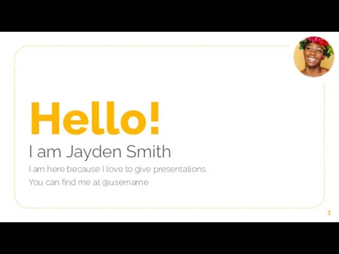 Hello! I am Jayden Smith I am here because I