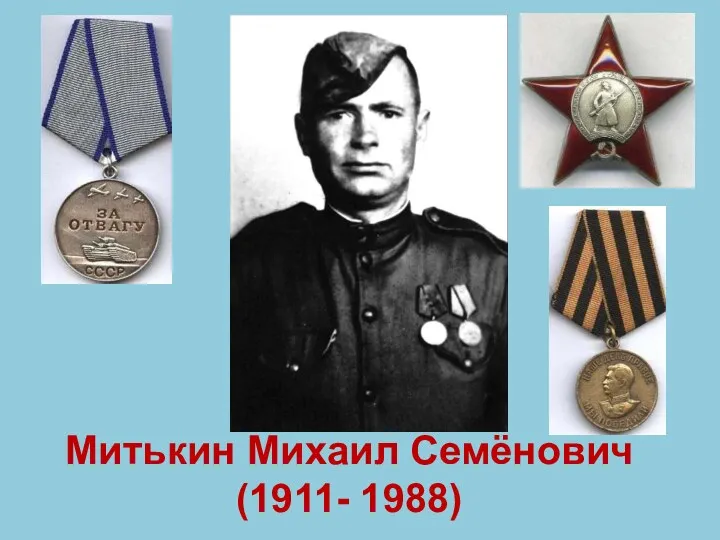 Митькин Михаил Семёнович (1911- 1988)