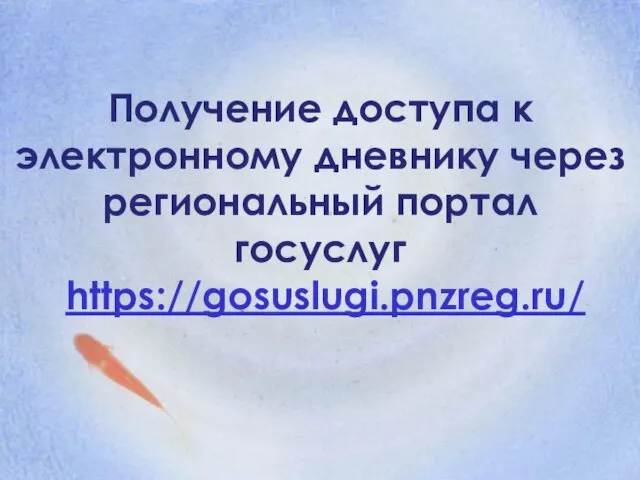 Получение доступа к электронному дневнику через региональный портал госуслуг