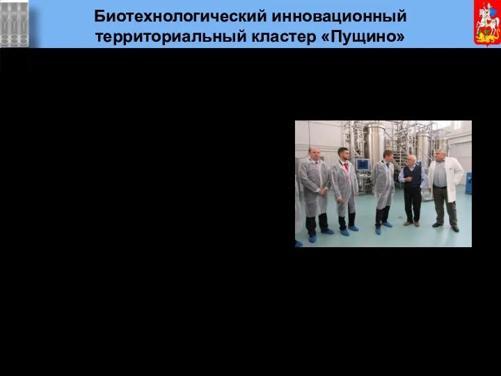 В состав Биотехнологического инновационного территориального кластера «Пущино» входят 75 организаций,