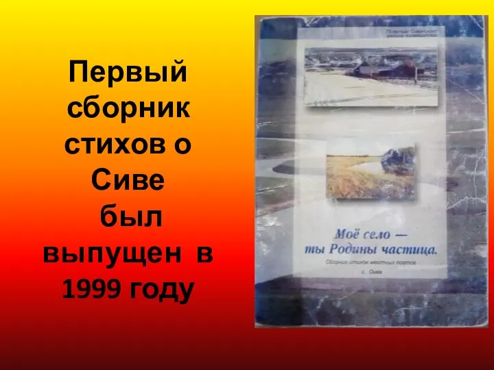 Первый сборник стихов о Сиве был выпущен в 1999 году