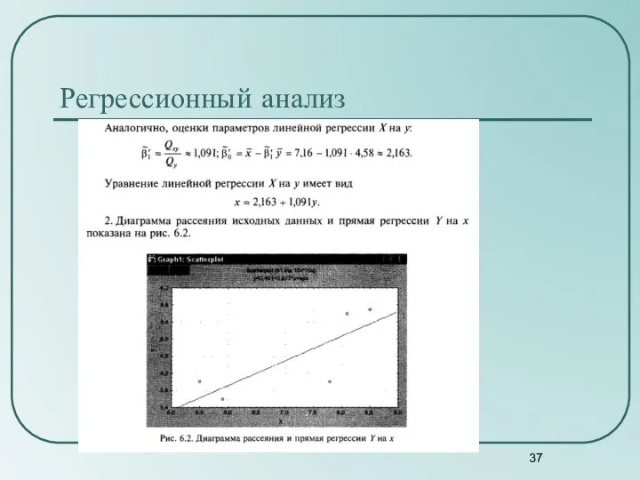 Регрессионный анализ