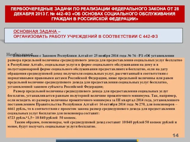 В соответствии с Законом Республики Алтай от 25 ноября 2014