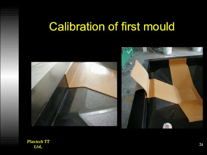 Calibration of first mould
